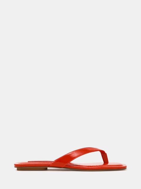 STEVE MADDEN TRELLA RED ORANGE PATENT