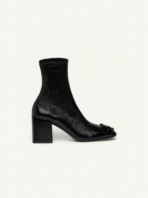 courrèges HERITAGE VINYL ANKLE BOOTS