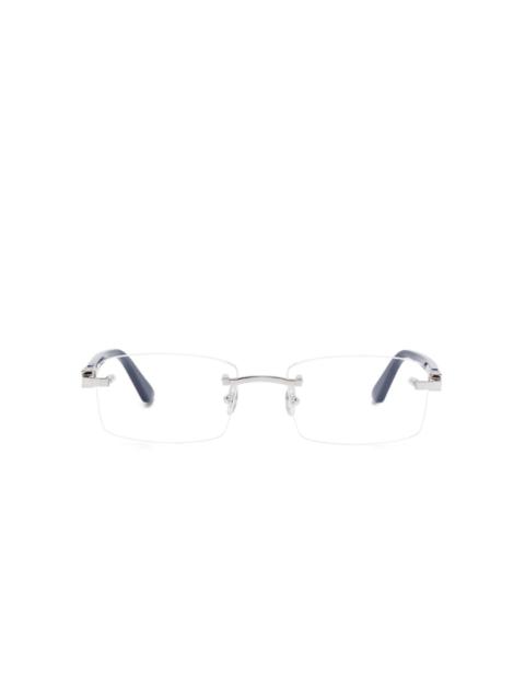 Cartier rectangle-frame glasses