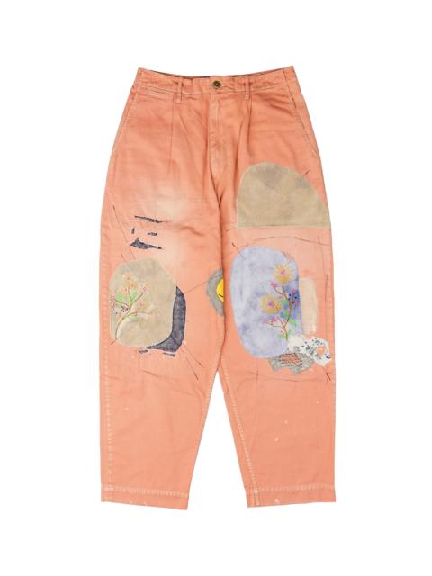Kapital Katsuragi Appliqued Jeans "Salmon Multi" KAP062