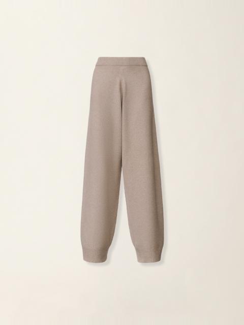 FABIANA FILIPPI Platinum trousers with lurex