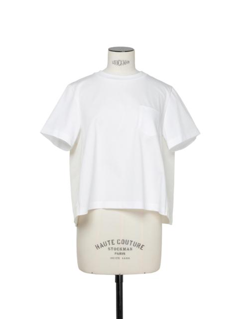 Cotton Jersey x Nylon Twill T-Shirt