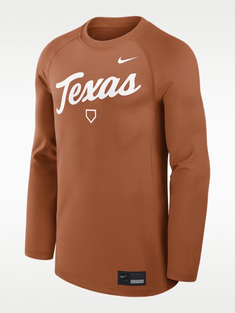 Nike Texas Dugout Game Time Men's Nike Dri-FIT College Long-Sleeve T-Shirt