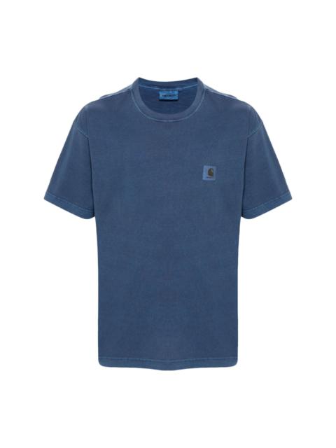 Nelson logo-patch cotton  T-shirt