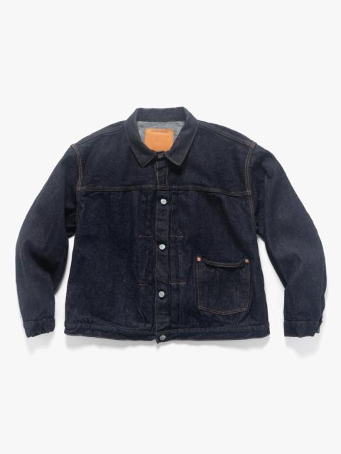 KAPTAIN SUNSHINE Denim Tracker 2P Jacket Indigo One Wash