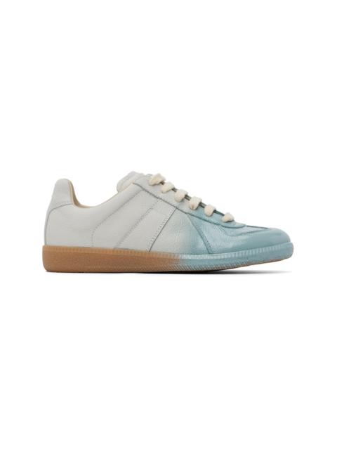 Maison Margiela Gray & Blue Replica Sneakers