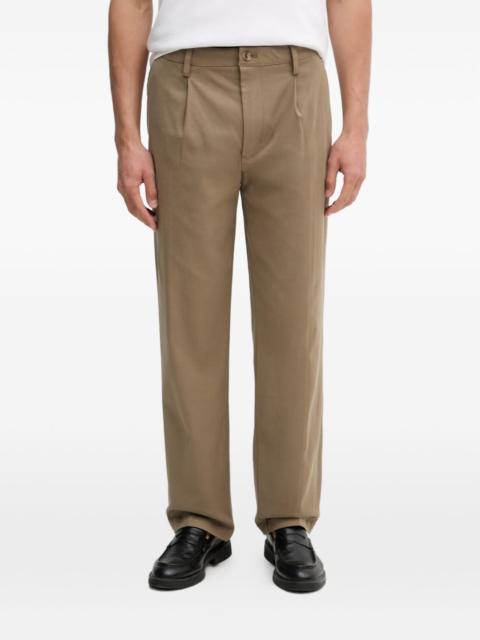 GUESS USA pleated twill trousers