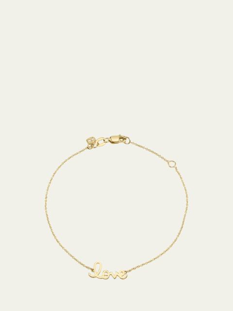SYDNEY EVAN 14K Gold Small Pure Love Bracelet