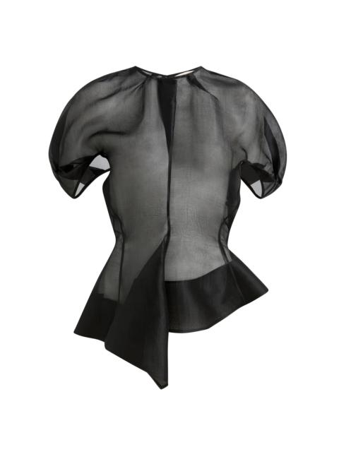 KHAITE Rumi Silk Top black
