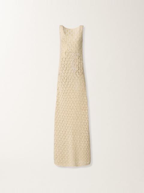 FABIANA FILIPPI Cotton ribbon dress with sequins