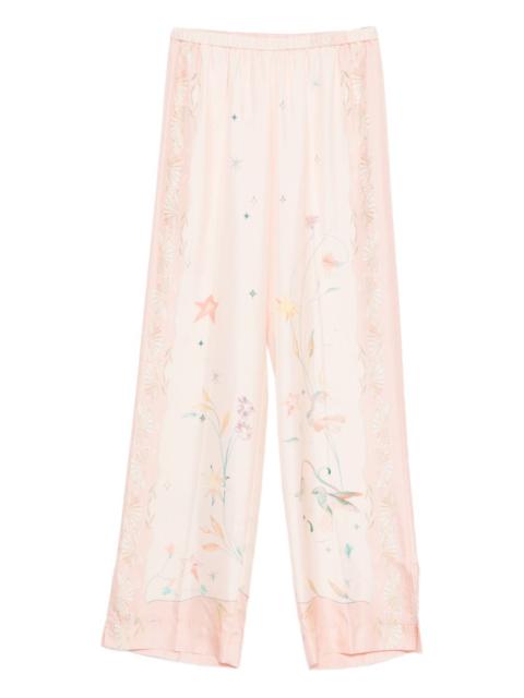 forte_forte floral print trousers