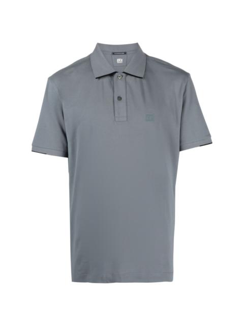 logo-print piquÃ© polo shirt