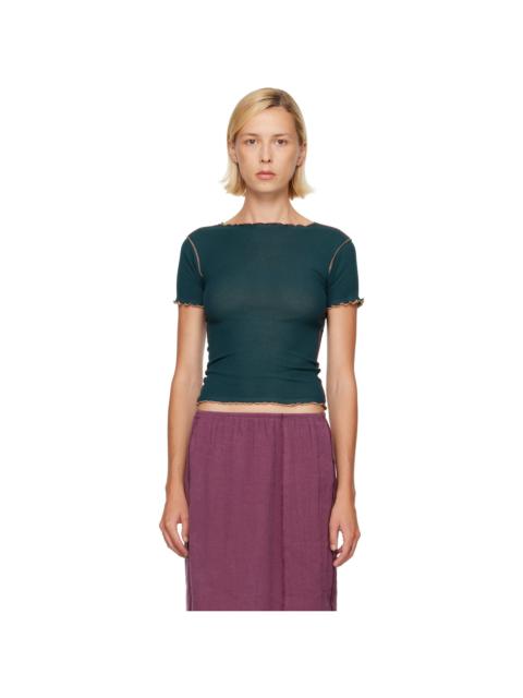 BASERANGE Green Vein T-shirt