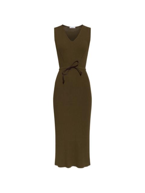 Max Mara Fado belted midi dress