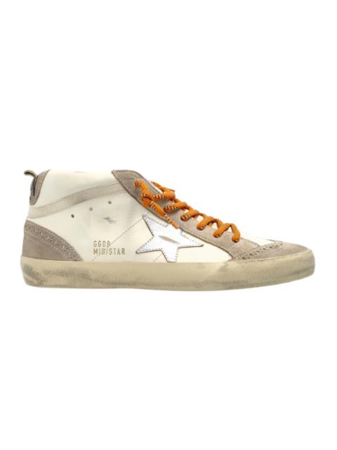 Golden Goose Orange Lace Mid Star