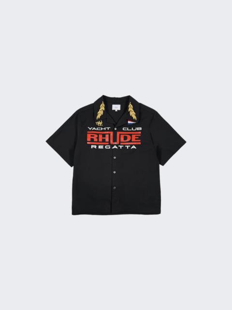 Rhude Regatta Club Shirt Black, White, Yellow