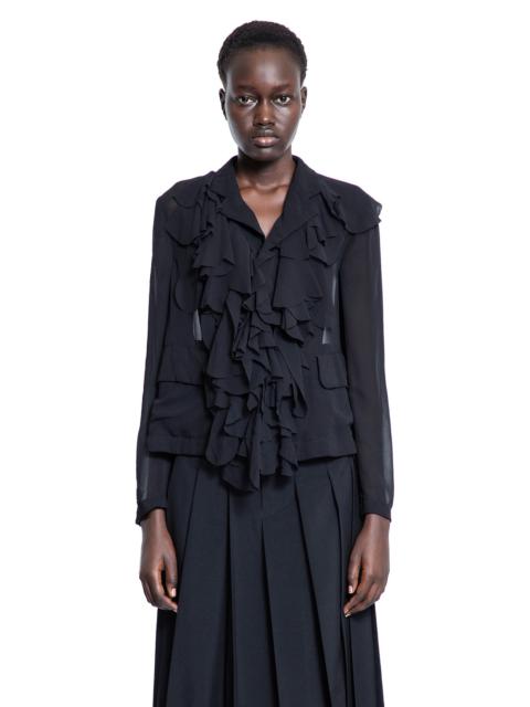 Ladys-Ruffled-Tulle-Blazer
