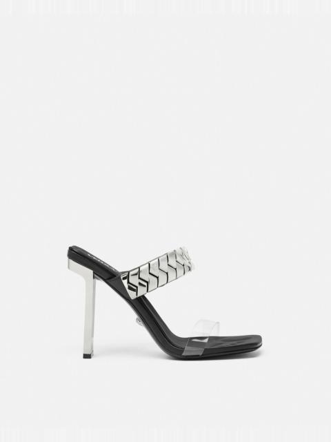 VERSACE Slice Mules 105 mm