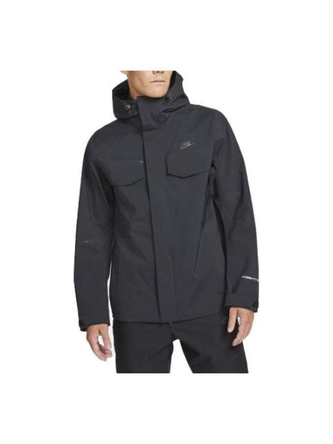 Nike Storm-fit Adv M65 Sports logo Casual Solid Color Hooded Jacket Black DD6873-010