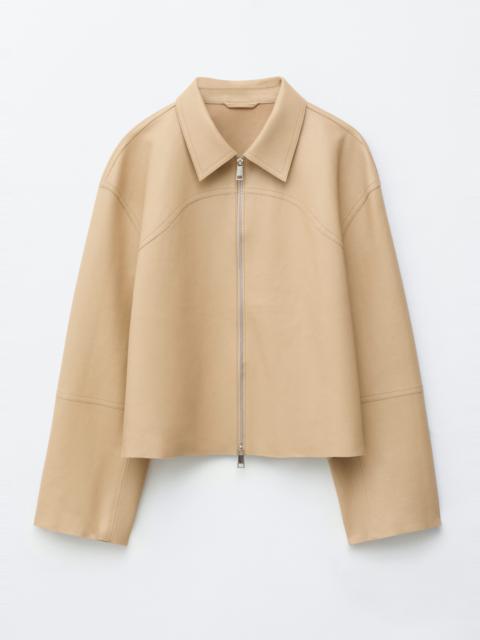 & Other Stories Relaxed Leather Jacket