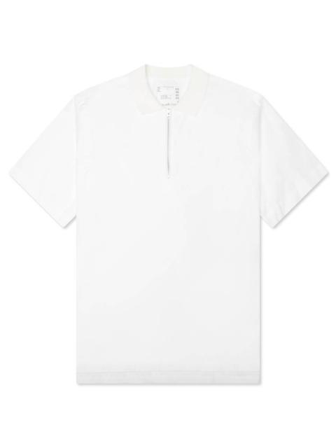 sacai POPLIN PULLOVER - OFF WHITE