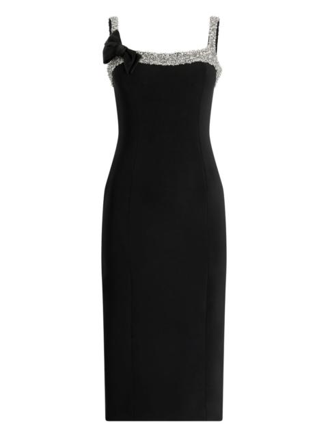 JENNY PACKHAM Lucy crystal-embellished bow midi dress
