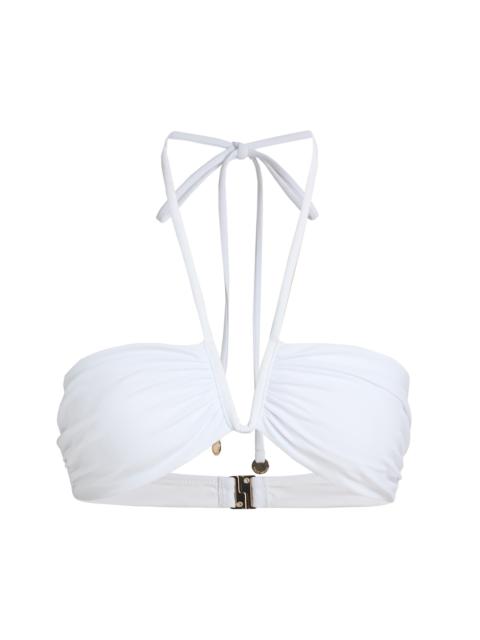 RAMY BROOK Women's June Halterneck Bikini Top - White