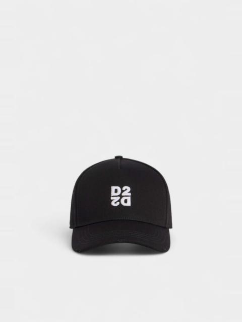 DSQUARED2 D2 UPSIDE DOWN BASEBALL CAP