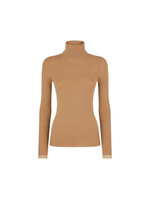 TOM FORD FULL NEEDLE FINE CASHMERE SILK KNIT TURTLENECK