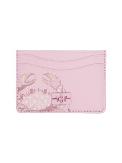 GANNI Pink Bou Card Holder