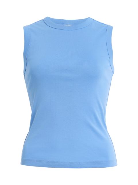 FLORE FLORE Esme Cotton Tank Top blue