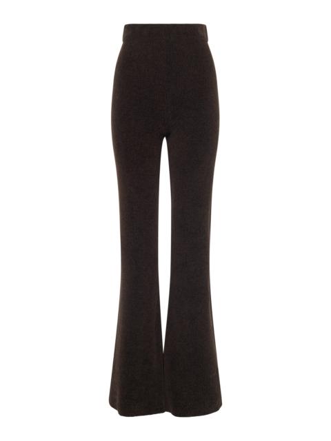 GABRIELA HEARST Cypher Knit Pants in Chocolate Silk