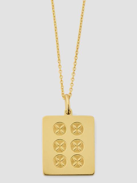ROBERTO COIN Women's 18K Yellow Gold Mahjong Tile Necklace - Yellow Gold