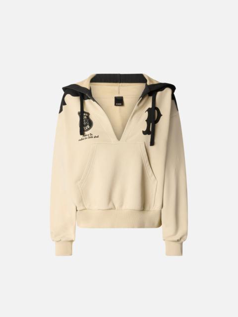 PINKO V-NECK HOODIE