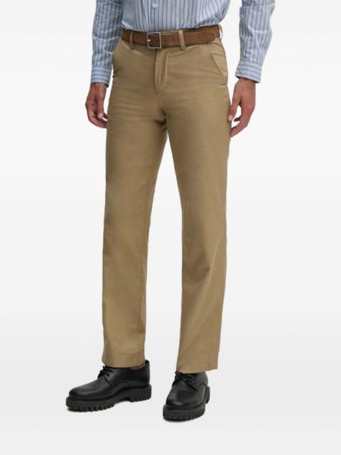 LACOSTE logo patch trousers
