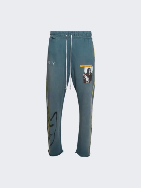 Paly Streetwise Airbrush Sweatpant Turquoise