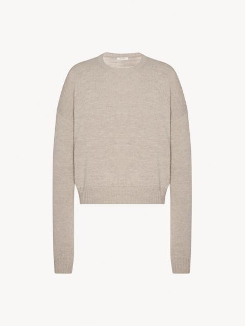 The Row Gary Top in Virgin Wool and Linen