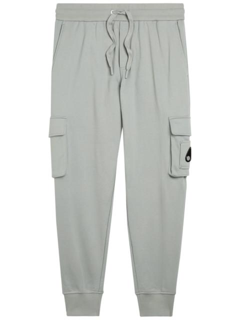 MOOSE KNUCKLES Moose Knuckles Hartsfield Tapered-leg Cotton Cargo Sweatpants