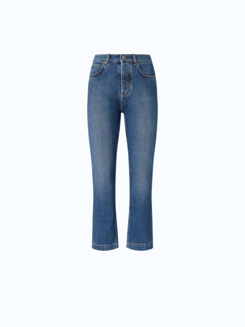 PINKO SLIM-FIT CROPPED JEANS