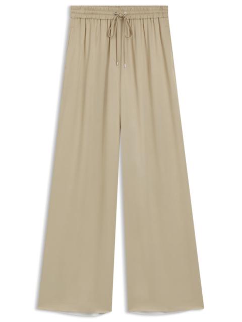 EXTRA-LONG RELAXED-FIT TROUSERS IN SATIN