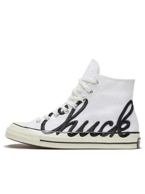 Converse Converse Chuck 70 High 'Scripted Signature Print - White Egret' 167696C