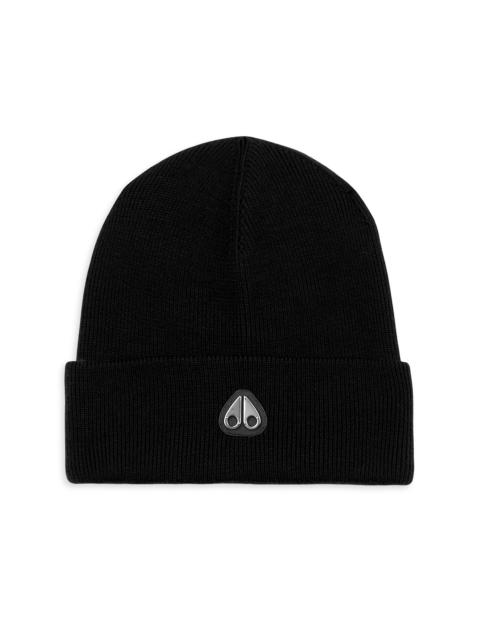 MOOSE KNUCKLES Men's Parnis Wool Beanie - Black