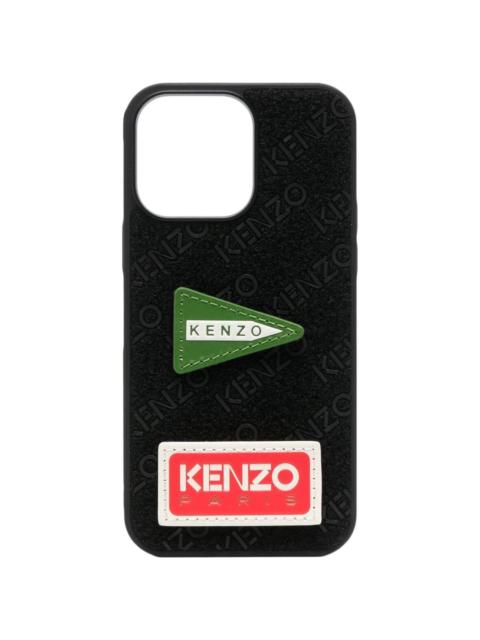 touch-strap logo-patch iPhone 14 case