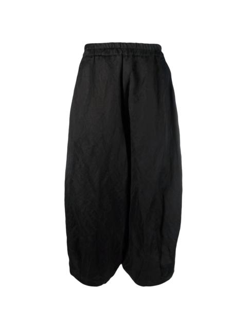 Toogood drop-crotch cropped trousers