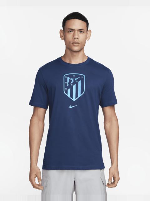 Nike Men's Atlético Madrid Crest Soccer T-Shirt