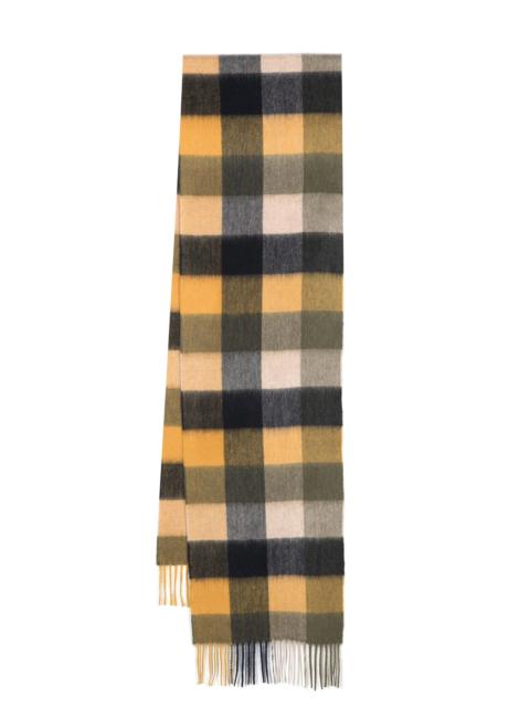 Barbour Barbour Brushed-effect Check-plaid Scarf