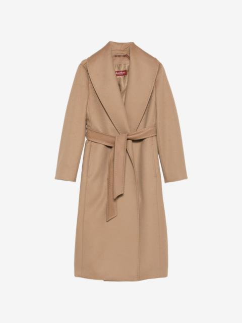 Max Mara belted shawl-collar coat
