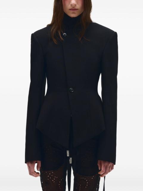 Ann Demeulemeester Lila fitted jacket