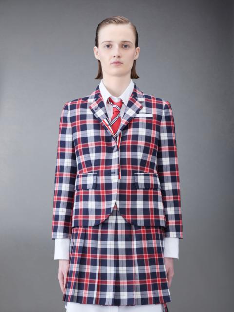 Thom Browne Tartan Twill High Armhole Sport Coat