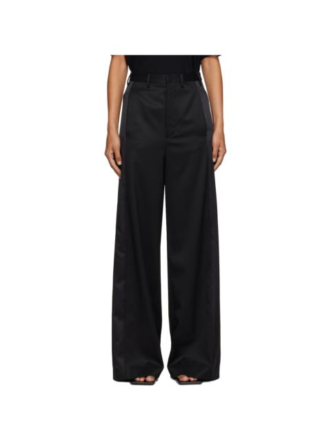 MM6 Maison Margiela Black Tailored Wool Trousers